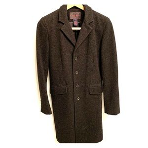 Ralph Lauren Charcoal Wool Long Jacket